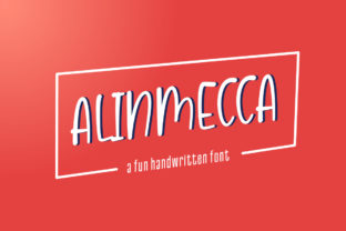 Alinmecca: A Sweet Script Font for Handmade Creations