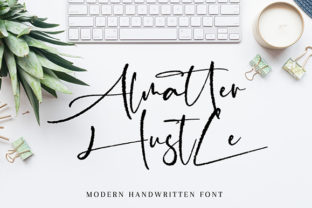 Almatter Hustle: A Font for the Modern Campaign