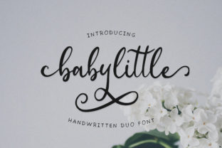 Babylittle Duo: A Playful Font for Handmade Creations