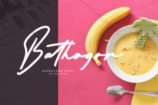 Bathagor: A Cool Script Font for Modern Campaigns