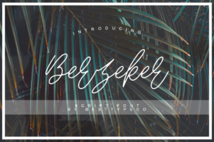 Berzeker: A Script Font That Brings Personality to Branding