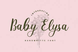 Boost Your Brand with Baby Elysa: A Script Font for Professional Design
