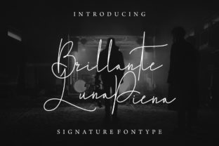 Brillante Luna Piena Font for Business Branding