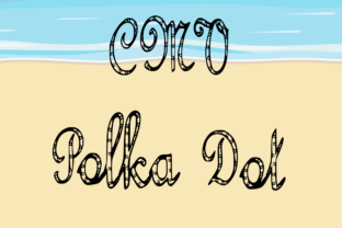 CMV Polka Dot: A Playful Font for Branding That Stands Out