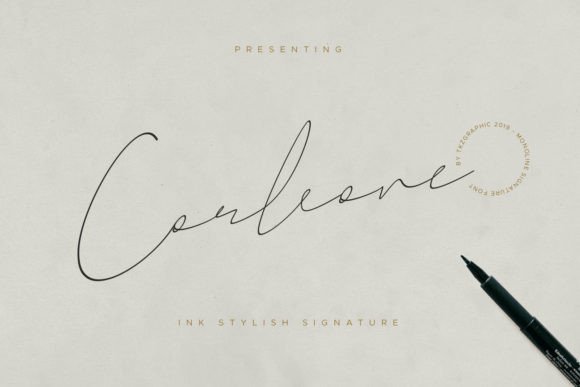 Corleone: A Handwritten Script Font for Elegant Web Design