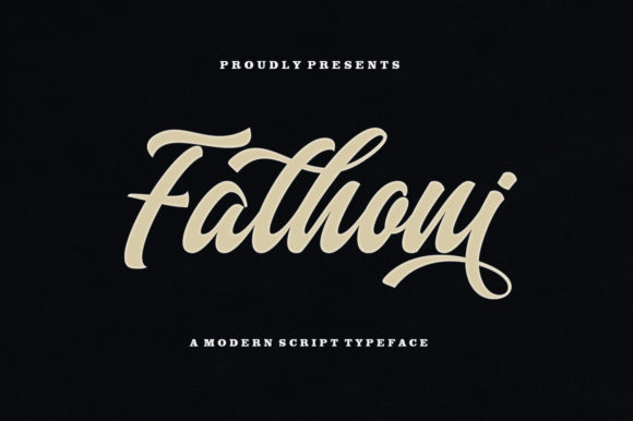 Fathoni Font for Authentic Branding