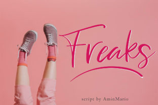 Freaks Font for Editorial Design