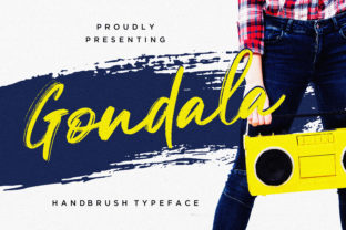 Gondala Script Font for Handmade Creations