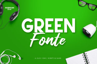Green Fonte Duo: A Script Font for Modern Branding