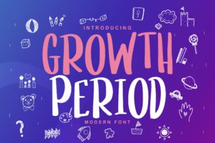 Growth Period Font: A Handwritten Script for Creative Crafters