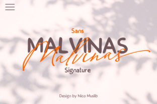 Malvinas Duo: A Font Pair That Elevates Branding Projects