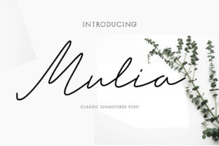 Mulia Script Font for Handmade Creations