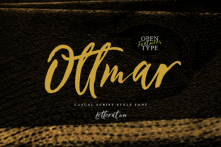 Outtmar: A Bold Script Font for Editorial Design