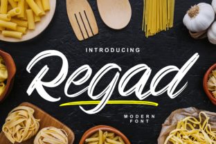 Regad: A Script Font That Elevates Editorial Design