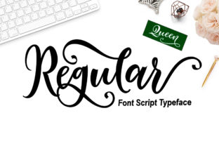 Regular Queen Font Review: A Romantic Script for Branding