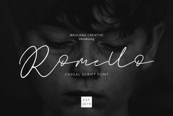 Romello Script Font for Web Design