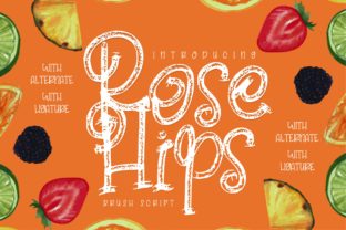 Rose Hips: A Beautiful Script Font for Digital Design