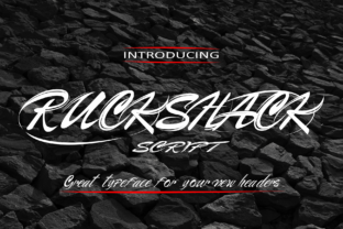 Ruckshack Font for Web Design Projects
