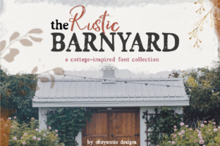 Rustic Barnyard Font for Vintage Branding Projects