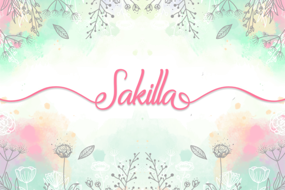 Sakilla: A Sweet Script Font for Web Design