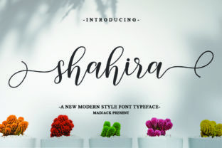 Shahira: A Bold Script Font for Modern Branding