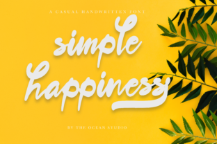Simple Happiness: A Font That Adds Warmth to Branding