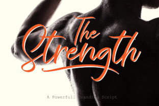 The Strength: A Bold Script for Modern Editorial Design