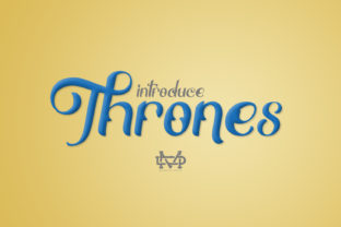 Thrones Script Font Review for Branding Projects