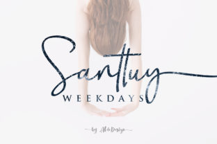 Weekdays Santtuy: A Script Font That Elevates Campaign Design