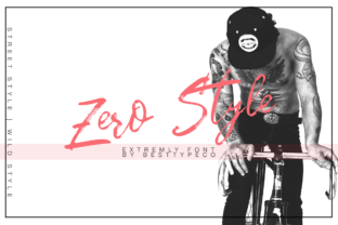 Zero Style: A Playful Script Font for Modern Web Design